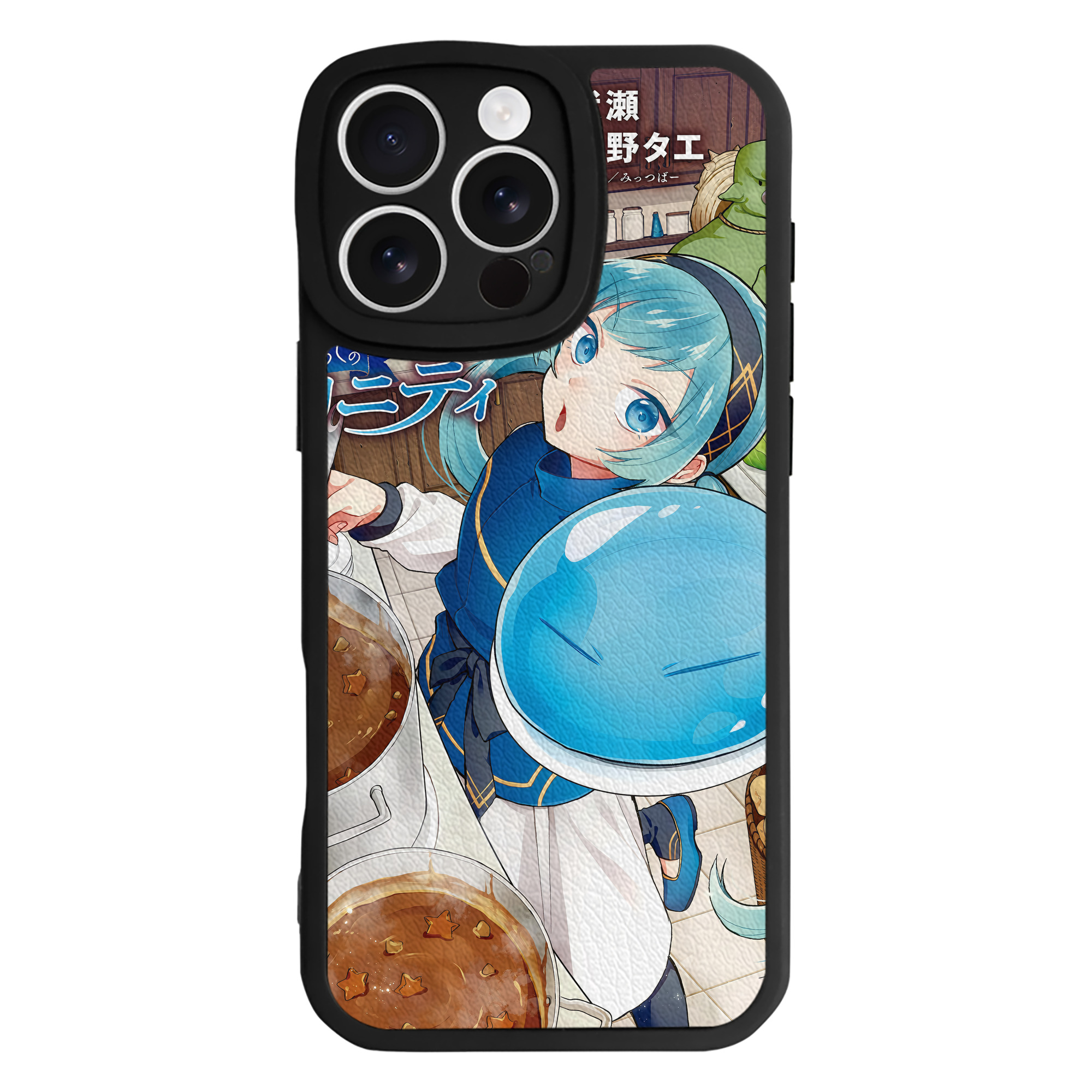 転スラ Regarding Reincarnated to Slime 【iPhone 16シリーズ対応】シリコンスマホケース（レザー調） 材質：シリコン